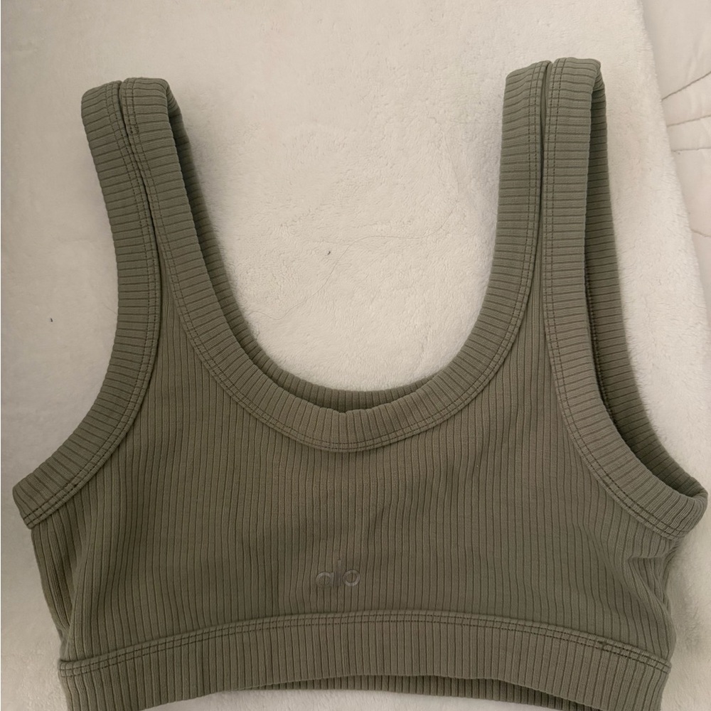 Alo Wellness Ribbed Sports Bra